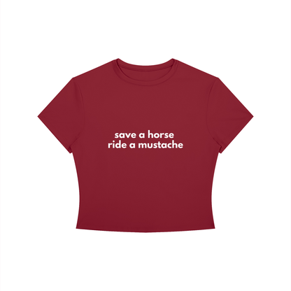 SAVE A HORSE Crop Tee