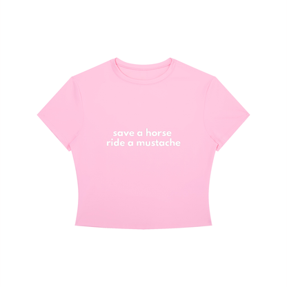 SAVE A HORSE Crop Tee